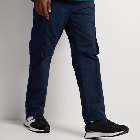 DNM Men's Navy Cargo Pants