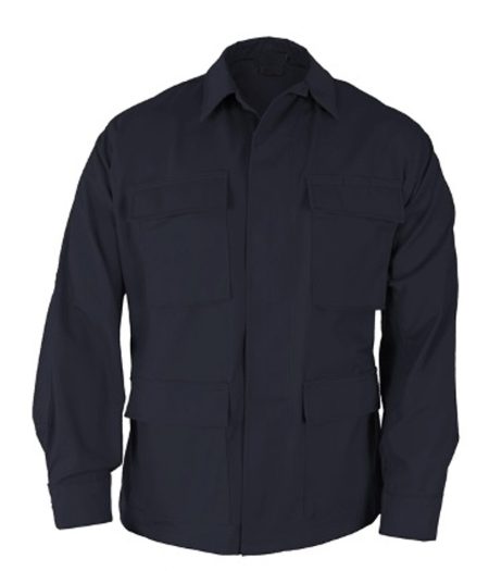Poly Cotton Twill Dark Navy BDU Shirt