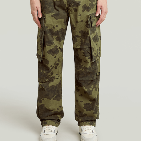 Men's R-3N Regular Straight Camo Cargo Pants